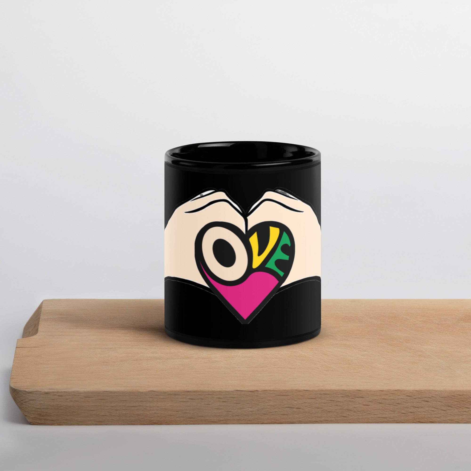 Black Glossy Mug