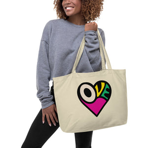 Large organic tote bag