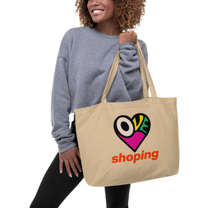 Large organic tote bag