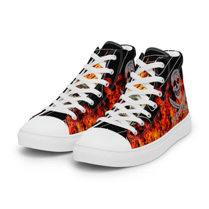 Men’s high top canvas shoes